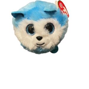 Ty Puffies Prince Husky stuffed animal.NWT